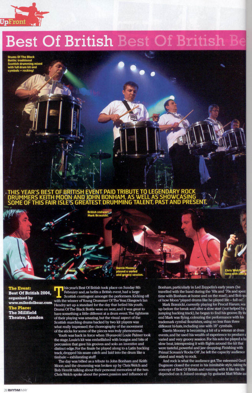 Rhythm Best of British Page One