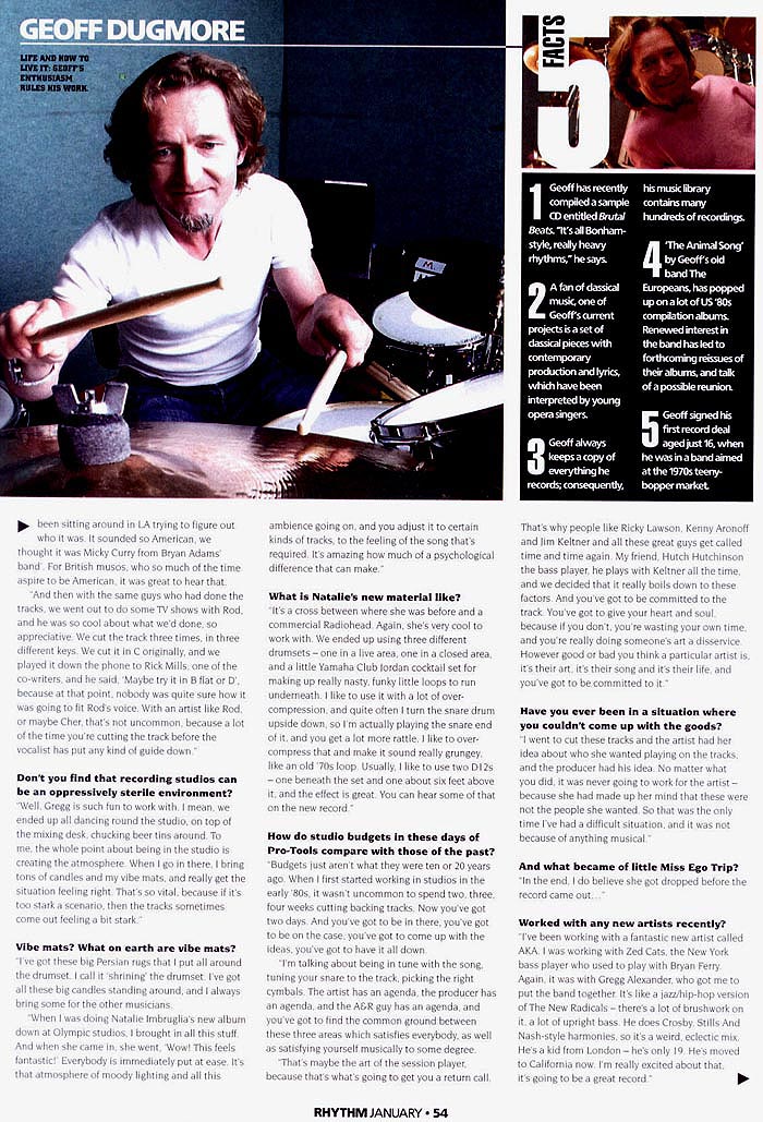 rhythm magazine page two